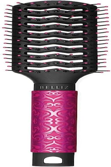 ESCOVA PARA CABELO TATTOO VENTILADA – BELLIZ - PRETO/ROSA