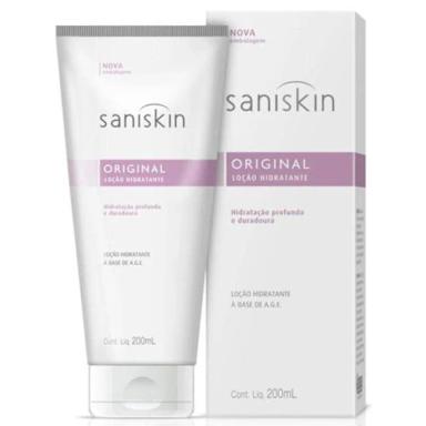 LOÇÃO HIDRATANTE SANISKIN PARA PELE SECA E EXTRA SECA 200ML