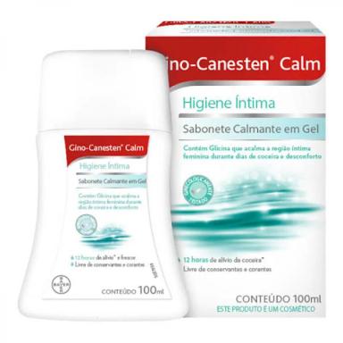 SABONETE ÍNTIMO EM GEL GINO-CANESTEN CALM 100ML