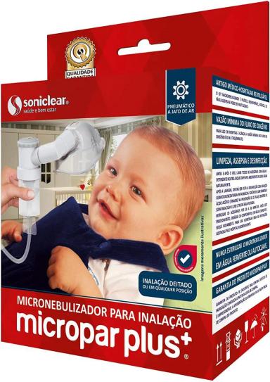 MICRONEBULIZADOR PARA INALAÇÃO MICROPAR PLUS SONICLEAR ADULTO