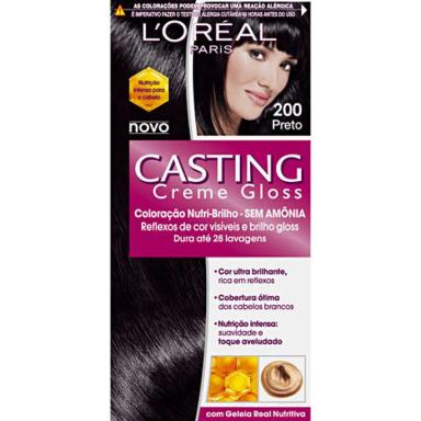 TINTURA CASTING CREME GLOSS - COR 200 PRETO 1 UNIDADE
