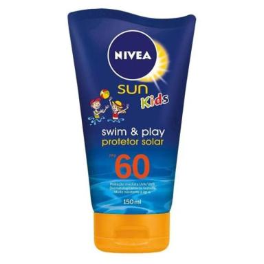 BRONZ NIVEA SUN KIDS FPS60 SWIL PLAY 150ML