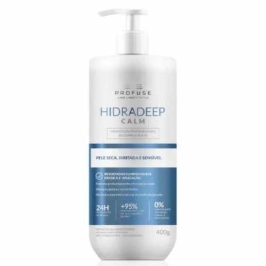 HIDRATANTE PARA CORPO E ROSTO PROFUSE HIDRADEEP CALM PELE SECA E SENSÍVEL 400G