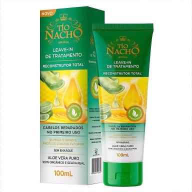 LEAVE-IN DE TRATAMENTO TIO NACHO RECONSTRUTOR TOTAL COM 100ML