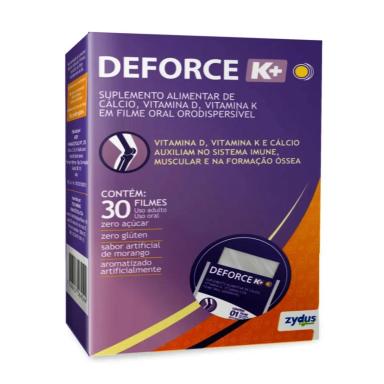 DEFORCE K MAIS 2000UI COM 30 FILMES ZYDUS