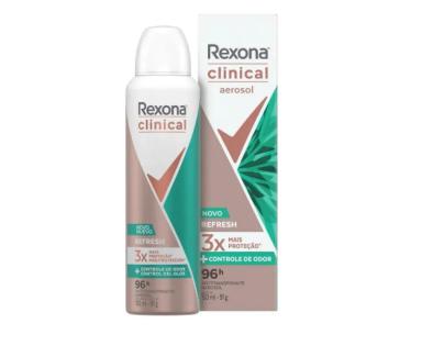 DESODORANTE FEMININO REXONA CLINICAL REFRESH 150ML