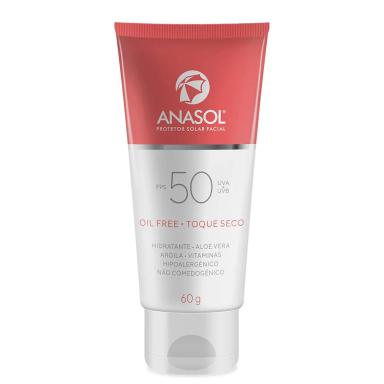 PROTETOR SOLAR FACIAL FPS 50 ANASOL - 60G