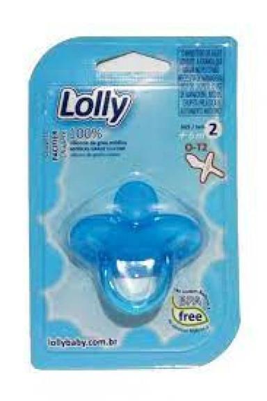CHUPETA LOLLY SILICONE TAM 2 – AZUL