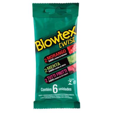 PRESERVATIVO BLOWTEX TWIST - 6 UNIDADES