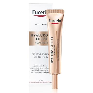 CREME ANTI-IDADE EUCERIN HYALURON-FILLER + ELASTICITY OLHOS FPS 15 - 15ML