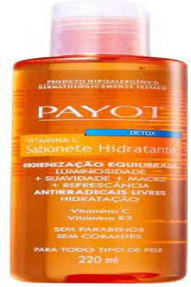 PAYOT VITAMINA C SABONETE HIDRATANTE DETOX 220ML