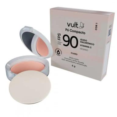 Pó COMPACTO VULT ÁCIDO HIALURôNICO FPS90 6G - COR 01 (CLARO) - xpto