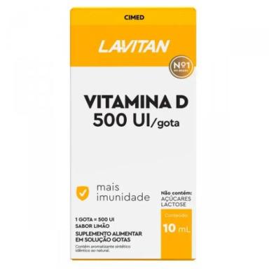 LAVITAN VITAMINA D 500UI SOLUçãO GOTAS 10ML