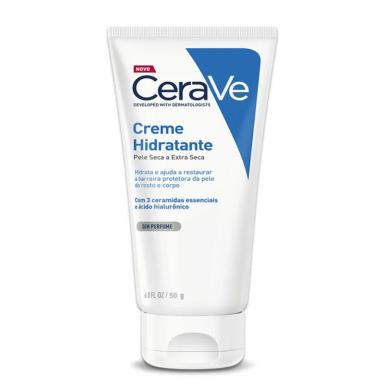 CERAVE CREME HIDRATANTE CORPORAL PELE SECA E EXTRA SECA 24H COM 50G