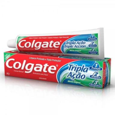 CREME DENTAL COLGATE TRIPLA AÇÃO 180G