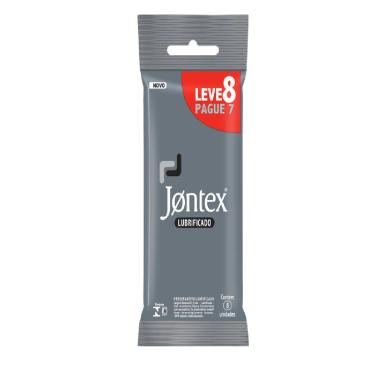 CAMISINHA JONTEX LUBRIFICADO COM 8 UNIDADES