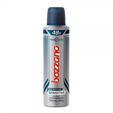 DESODORANTE AEROSOL BOZZANO SENSITIVE SEM PERFUME 48H 150ML