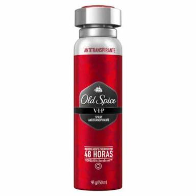 DESODORANTE ANTITRANSPIRANTE SPRAY OLD SPICE VIP MASCULINO 150ML