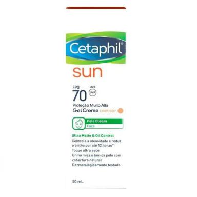PROTETOR SOLAR CETAPHIL SUN GEL CREME FPS70 SEM COR 50ML