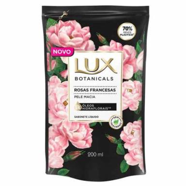 REFIL SABONETE LÍQUIDO LUX BOTANICALS ROSAS FRANCESAS 200ML