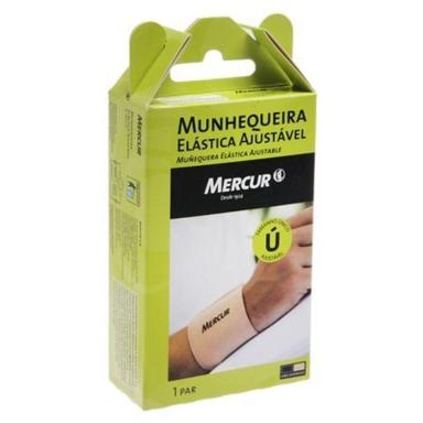 PAR DE MUNHEQUEIRA ELÁSTICA BEGE MERCUR