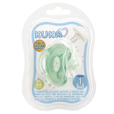 CHUPETA KUKA SILICONE SOFT CONFORT TAMANHO 1 VERDE