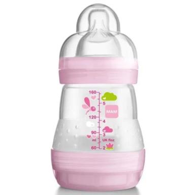 MAMADEIRA FIRST BOTTLE MAM 0M+ GIRLS ROSA 160ML