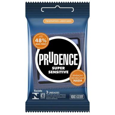 PRESERVATIVO PRUDENCE SUPER SENSITIVE 3 UNIDADES
