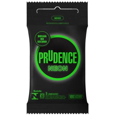 PRESERVATIVO PRUDENCE NEON - 3 UNIDADES
