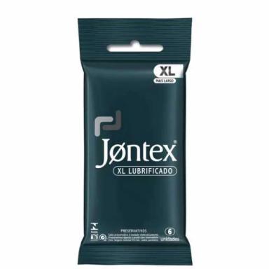 PRESERVATIVO JONTEX LUBRIFICADO XL - 6 UNIDADES