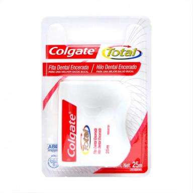 FITA DENTAL COLGATE TOTAL 12 ENCERADA 25 METROS