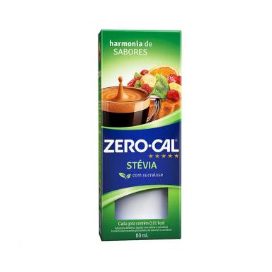 ADOÇANTE ZERO-CAL STÉVIA LÍQUIDO 80ML