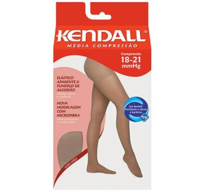 MEIA CALÇA KENDALL MÉDIA COMPRESSÃO 18-21MMHG TRATAMENTO COR MEL