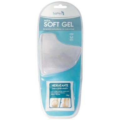 MEIA SOFT GEL SÓ PÉS TAMANHO G