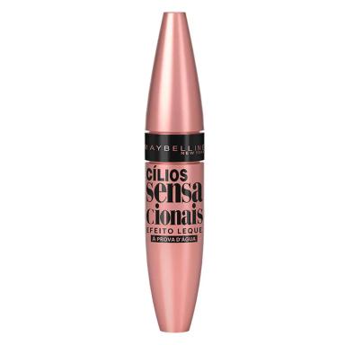 MÁSCARA PARA CÍLIOS À PROVA D&amp;amp;#039ÁGUA MAYBELLINE - CÍLIOS SENSACIONAIS – PRETO