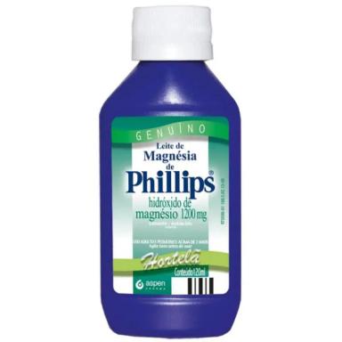 LEITE DE MAGNÉSIA PHILLIPS SABOR HORTELÃ 120ML