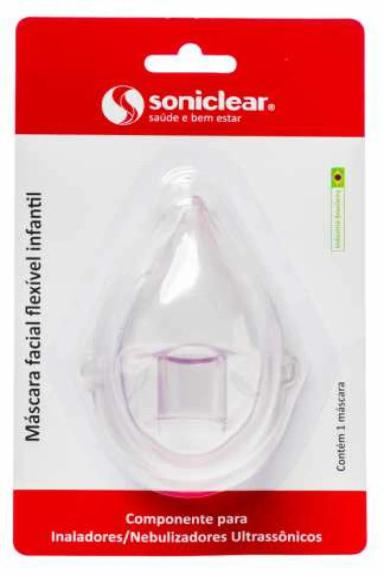MÁSCARA PARA INALAÇÃO SONICLEAR INFANTIL PULMOSONIC