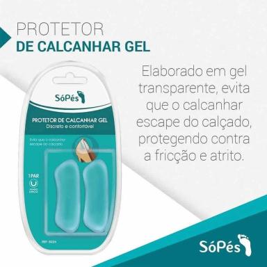 PROTETOR DE CALCANHAR GEL SÓPÉS TAMANHO ÚNICO