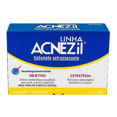 SABONETE FACIAL ACNEZIL EXTRASECANTE 90G