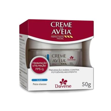 CREME DE AVEIA HIDRATANTE FACIAL SUAVE DAVENE 50G