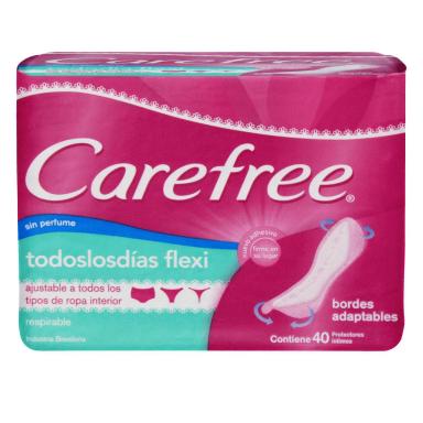 PROTETOR DIÁRIO CAREFREE TODODIA FLEXI SEM PERFUME 40 UNIDADES