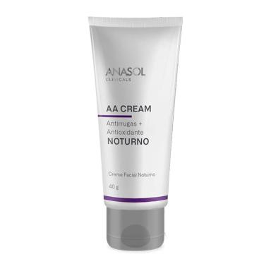 AA CREAM FACIAL NOTURNO ANASOL - TRATAMENTO ANTISSINAIS - 40G
