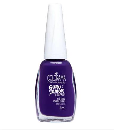 ESMALTE COLORAMA GURU AMOR PRóPRIO Xô BOY EMBUSTE! 8ML