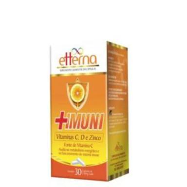 ETTERNA SUPLEMENTO ALIMENTAR +IMUNI (VITAMINAS C,D E ZINCO) 30 CAPS