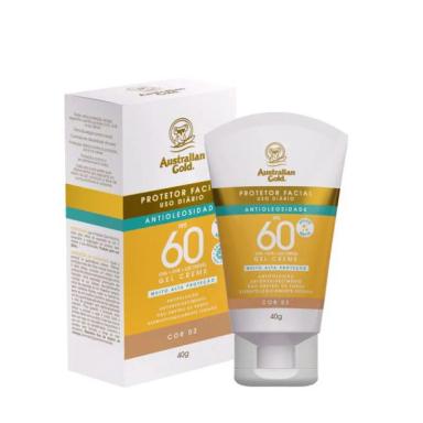 PROTETOR FACIAL GEL CREME COR 02 - AUSTRALIAN GOLD FPS60 40G