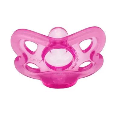 CHUPETA LOLLY 100% SILICONE GIRL ROSA 1 UNIDADE TAMANHO 1 (0 A 6 MESES)