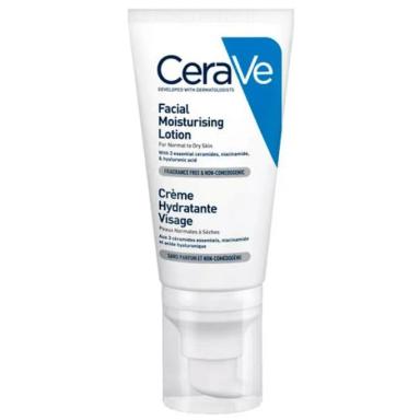 CERAVE LOÇÃO FACIAL HIDRATANTE PELE NORMAL A SECA 52ML