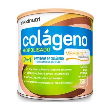 COLáGENO VERISOL MAXINUTRI LATA 250G UVA VERDE MAXINUTRI