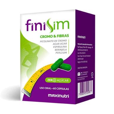 FINISIM CROMO E FIBRAS COM 60 CáPSULAS MAXINUTRI