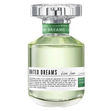 United Dreams Live Free Benetton Eau de Toilette - Perfume Feminino 50ml